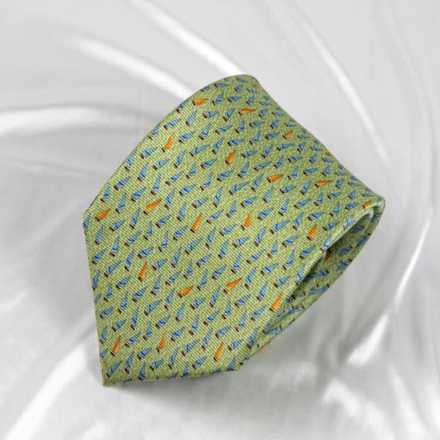 불가리 9.3cm A등급 세븐폴더 남자 명품 넥타이
