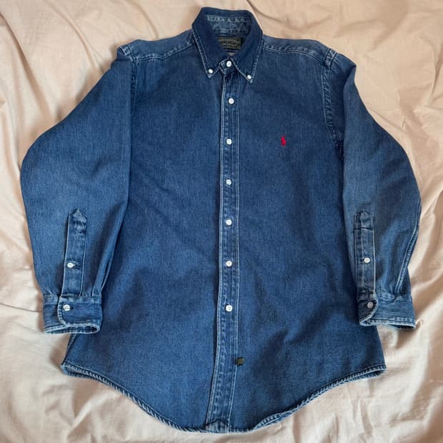 90s POLO COUNTRY denim shirts