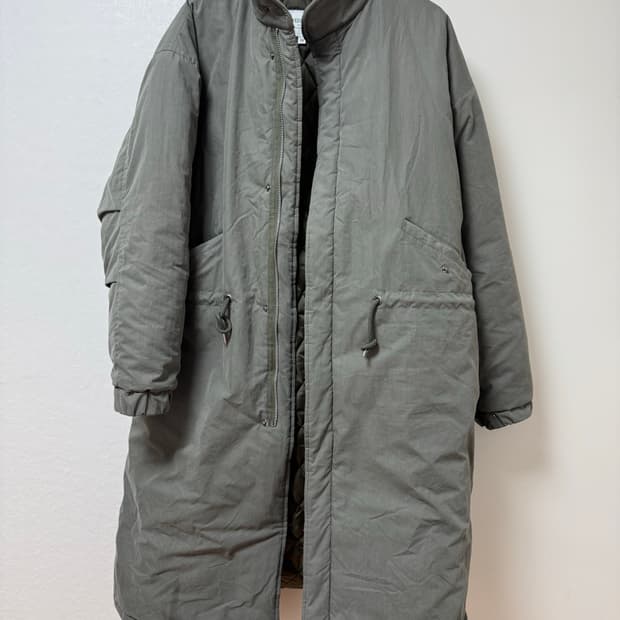 웬즈데이오아시스 M-65 피쉬테일 야상 패딩 코트 M