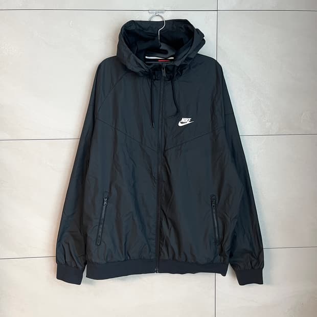 [2XL] 나이키 윈드러너 우븐 바람막이 블랙 