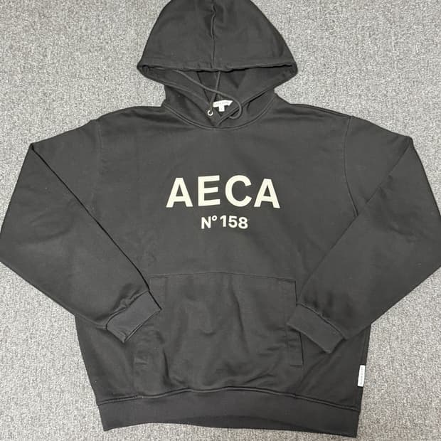 에이카화이트 후드티