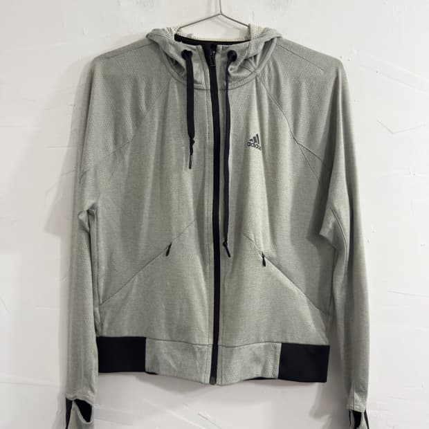 adidas hood zipup