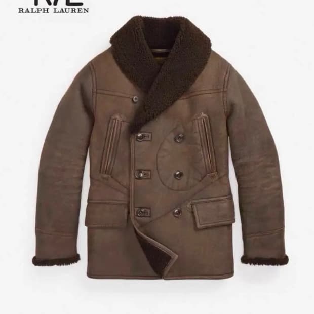 (새상품) rrl 시어링코트 m