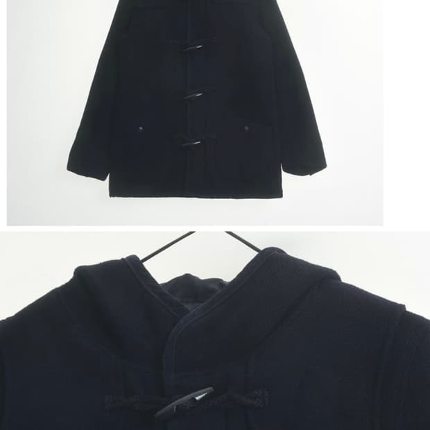 네이비 더플코트