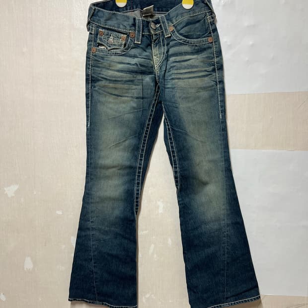 트루릴리전 레인보우 조이 빈티지 부츠컷 28사이즈