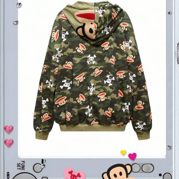 폴프랭크 후드집업