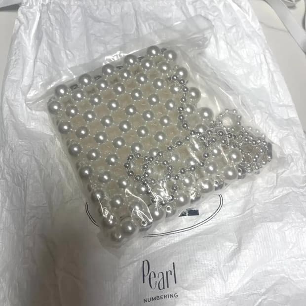 [새상품] 넘버링 #9990 Pearl Mini Bag