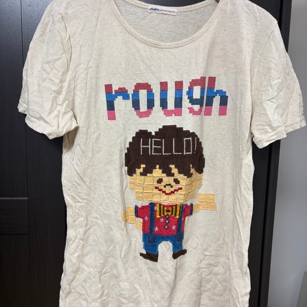 일본빈티지 Rough 러프 모리걸 반팔 티셔츠