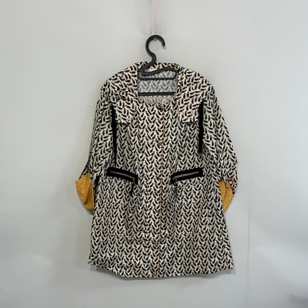 레니본 바람막이 트렌치코트 55