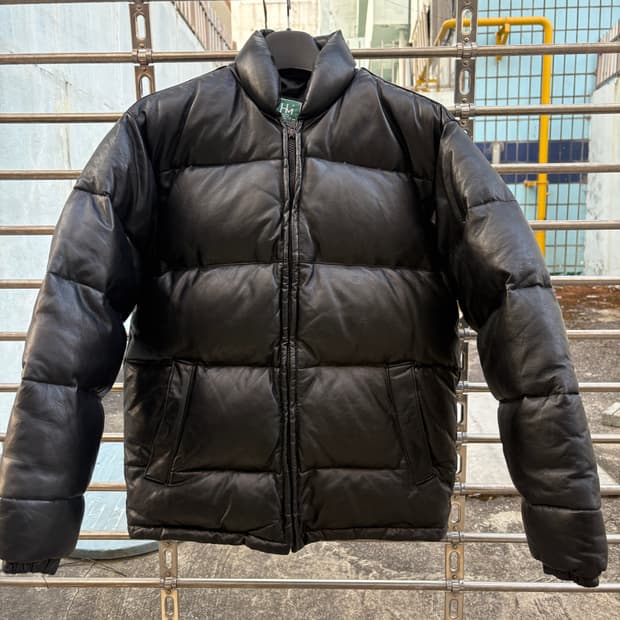 90‘s Hope 레더패딩자켓 made in u.s.a