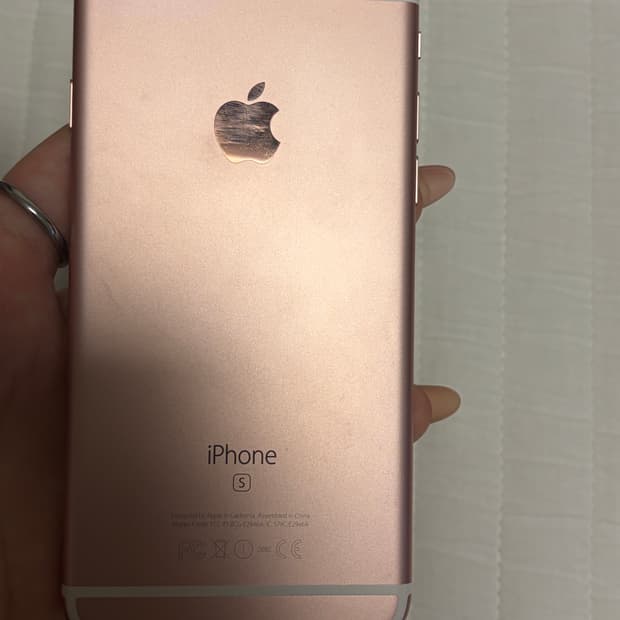 아이폰 6s 로즈골드 128기가 배터리 100