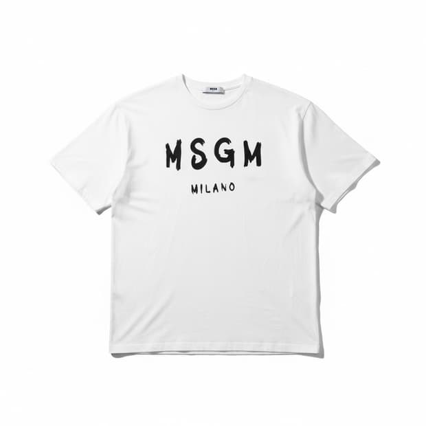 MSGM KIDS 반팔 티셔츠 화이트 