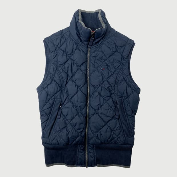 [XS/정품]타미힐피거 여성 헤리티지 퀼팅 패딩 조끼