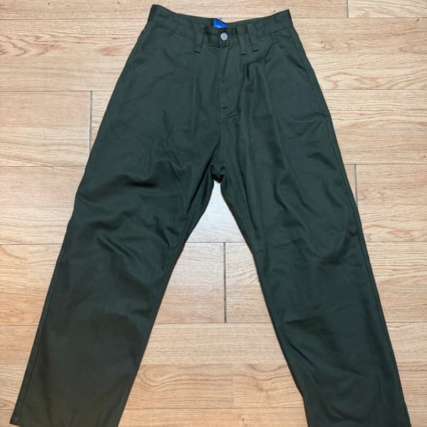 (26~28size) 데케트 와이드 카키 코튼팬츠