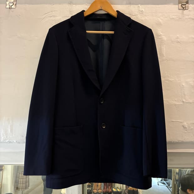 Armani Collezioni 네이비 블루 블레이저 46