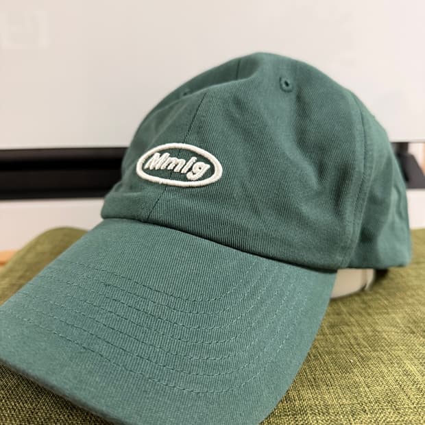 엠엠엘지 mmlg 모자 볼캡 그린
