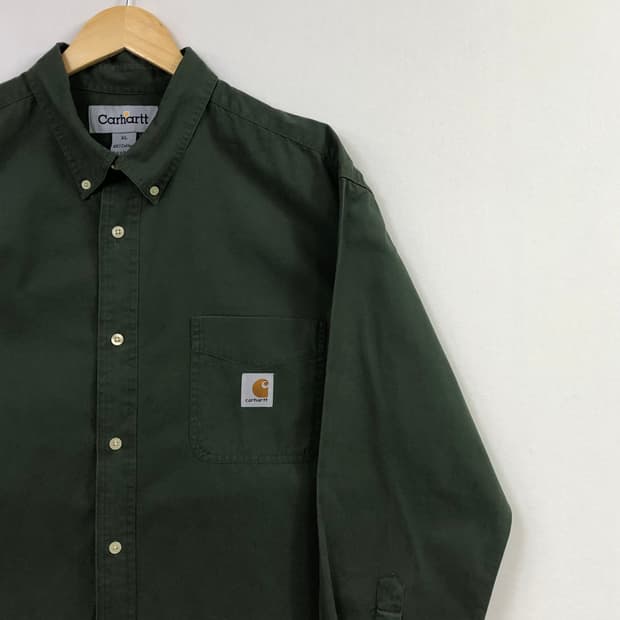 Xxl 칼하트 카키 워크 셔츠