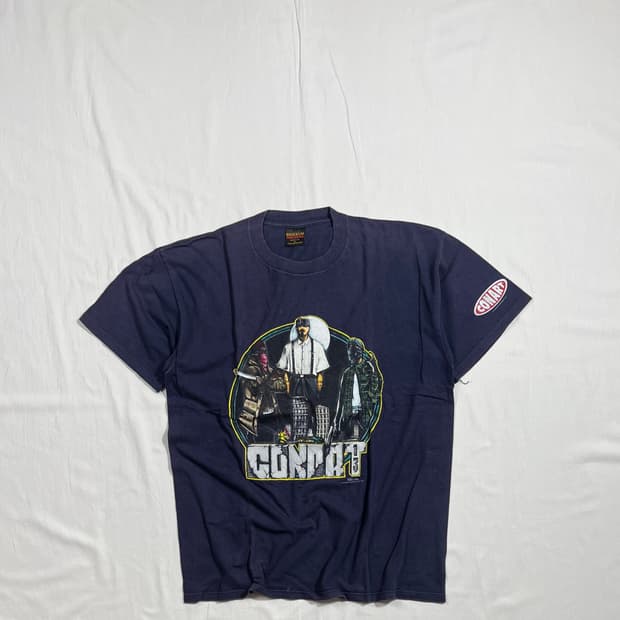 90‘s 93년도 콘아트 conart 갱스터 프린트 반팔티