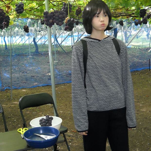 pesto dot stripe hoodie (Moon)