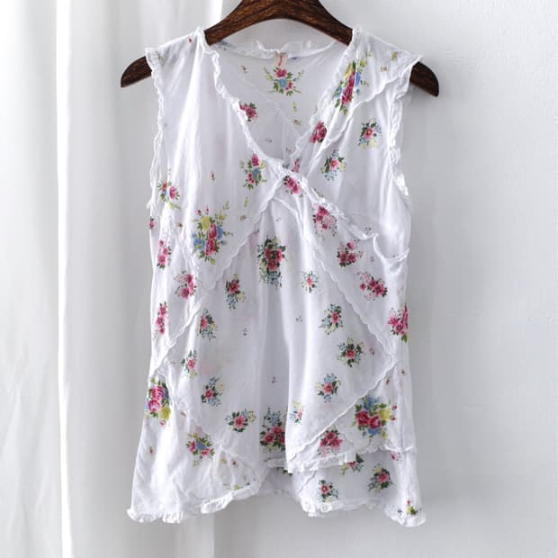 flower patch sleeveless