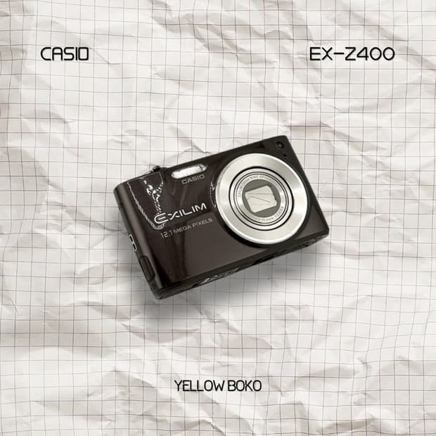 [수채감성] CASIO 카시오 엑슬림 EX-Z400 레트로 디지털 카메라