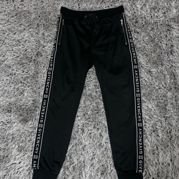 지방시 사이드 로고 트랙 조거팬츠 L