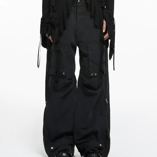 나체 슬레이 카고팬츠 