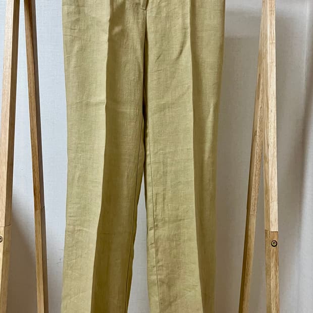 Max Mara 리넨 와이드 팬츠 40 정품
