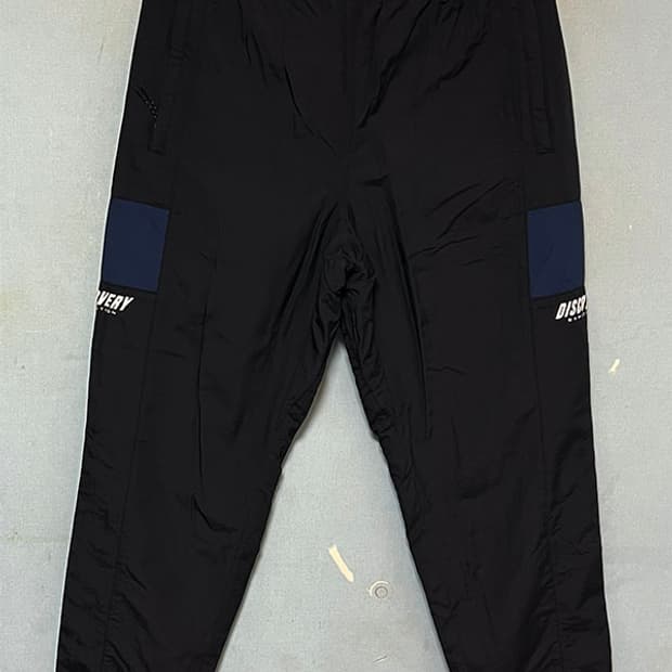 디스커버리 남자 우븐팬츠 춘추 조거 트랙팬츠 나일론 블랙 M 30