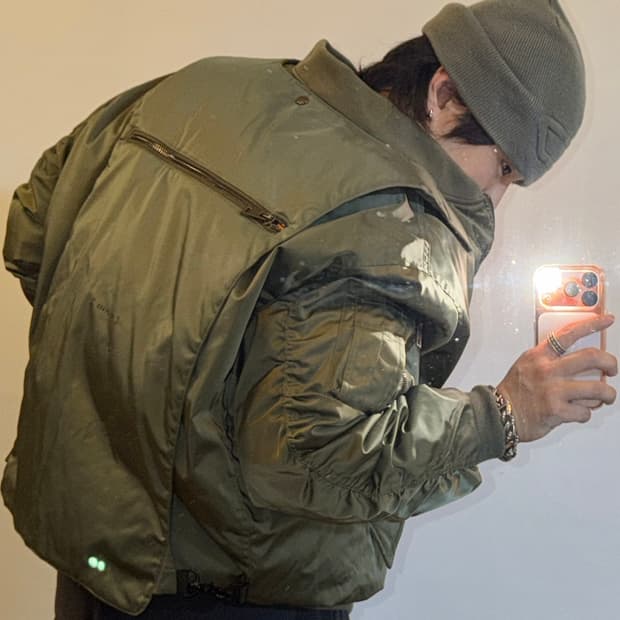 빈티지 탈부착 ma-1 플라이트 자켓 