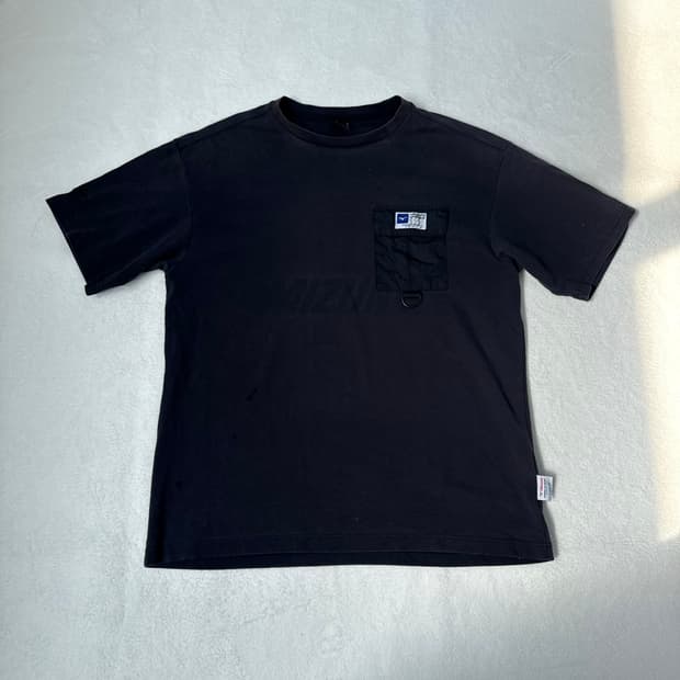 L 미즈노 코튼 포켓 반팔티 0304T