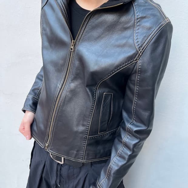 램스킨 양가죽 자켓