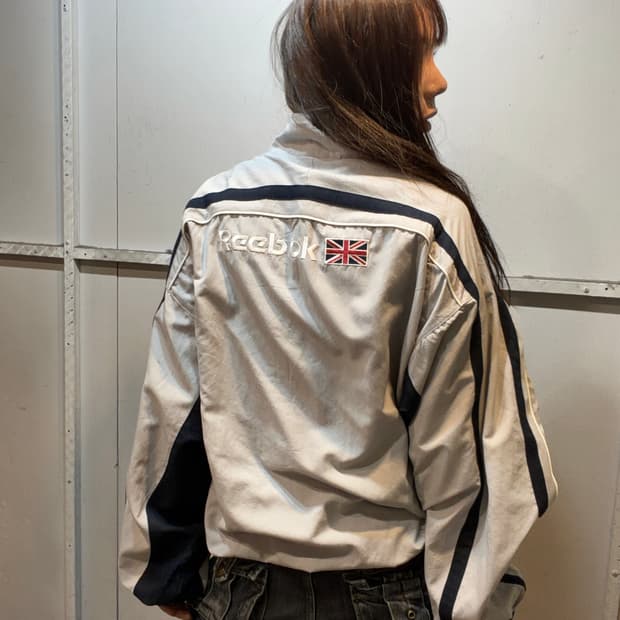 90s old- REEBOK union jack windbreak jk