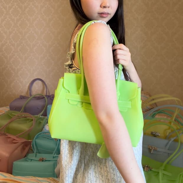 [당일발송] 젤리백 미니 💚  (젤리버킨 젤리퍼킨)