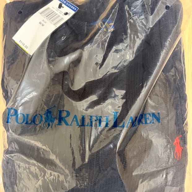 폴로 랄프로렌 네이비 니트 M 미개봉 새상품