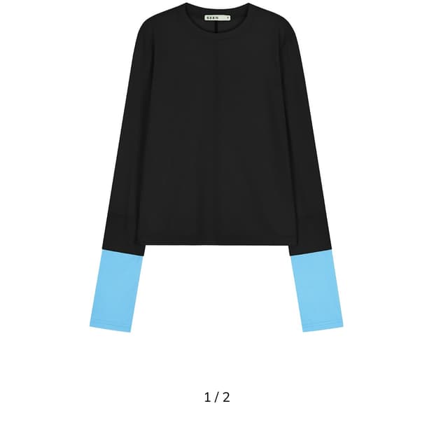 더블 슬리브 롱티셔츠