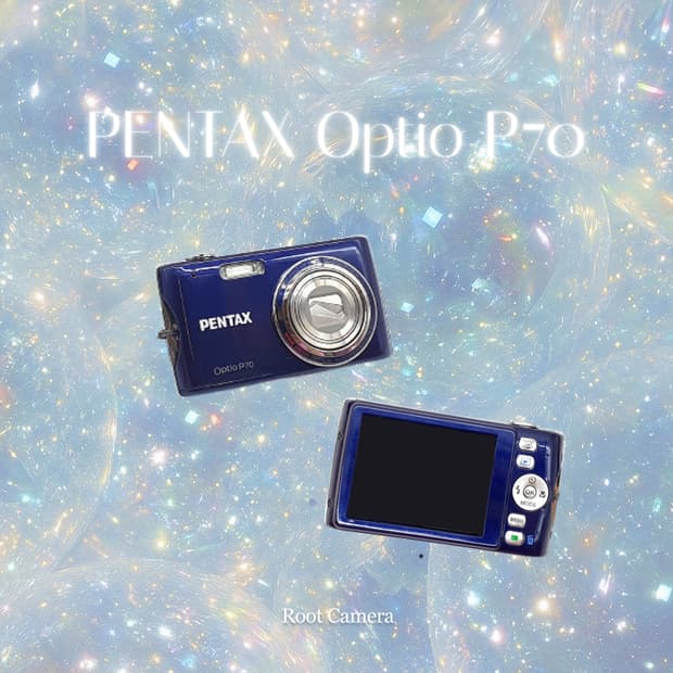 펜탁스 옵티오 P70  딥 블루💎 빈티지 디카 디지털카메라