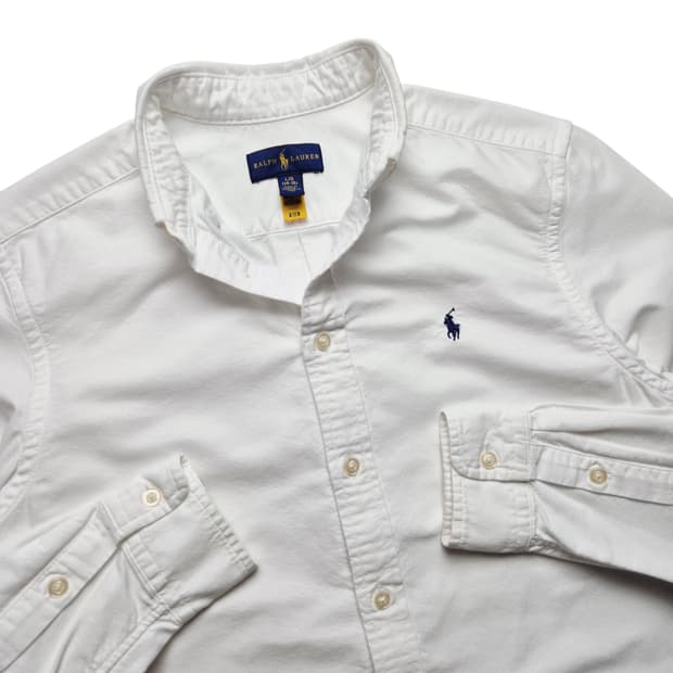[L(14-16)] 폴로 랄프로렌 옥스포드 셔츠 화이트