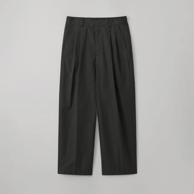 [01] 어나더오피스 Bonjour 2 tuck pants black