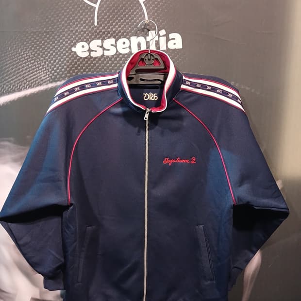 아식스 네이비 버건디 올드스쿨 져지