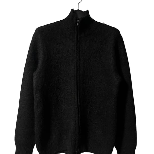 [L] 니들스 모헤어 집업 가디건 블랙