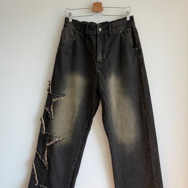 XTONZ 별 와일드 팬츠