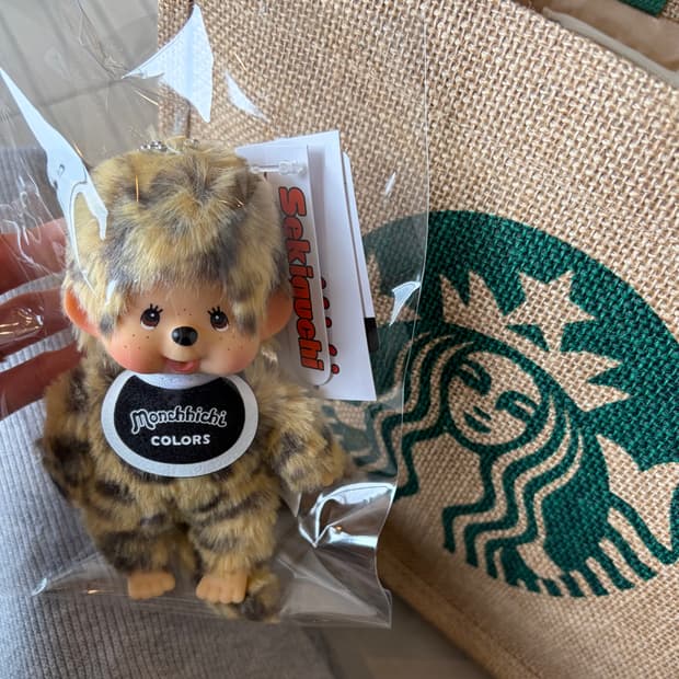 새상품) 레오파드 호피몬치치 키링