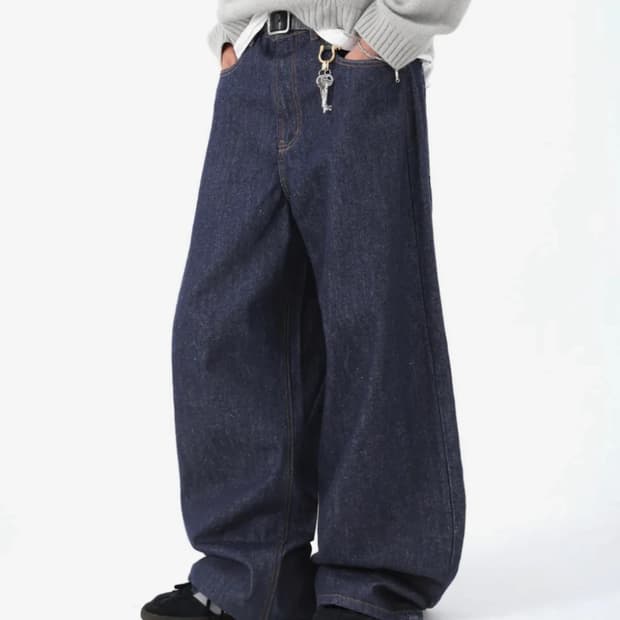 로파이 와이드 데님