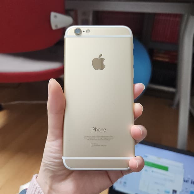 아이폰 6 골드 64gb 배터리효율 100%