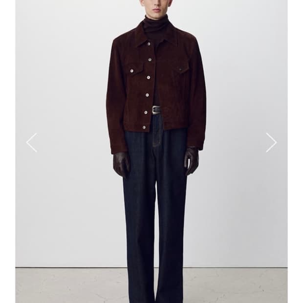 토니웩 24fw 스웨이드 자켓