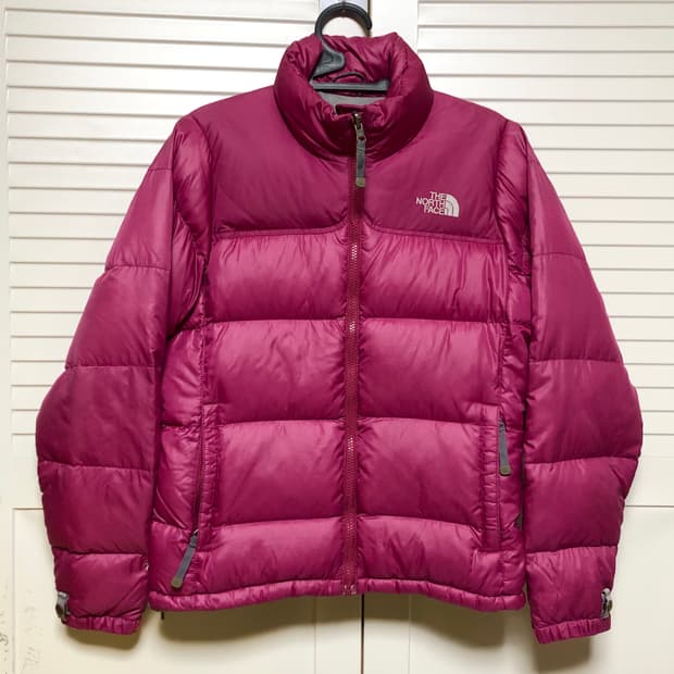 노스페이스 눕시 핫핑크 상태굿 여성용 패딩 자켓 700