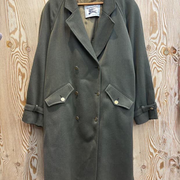 90s 버버리 더블버튼 코트