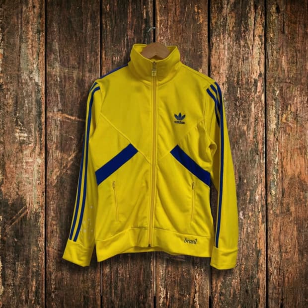 아디다스 브라질 트랙탑 집업 져지