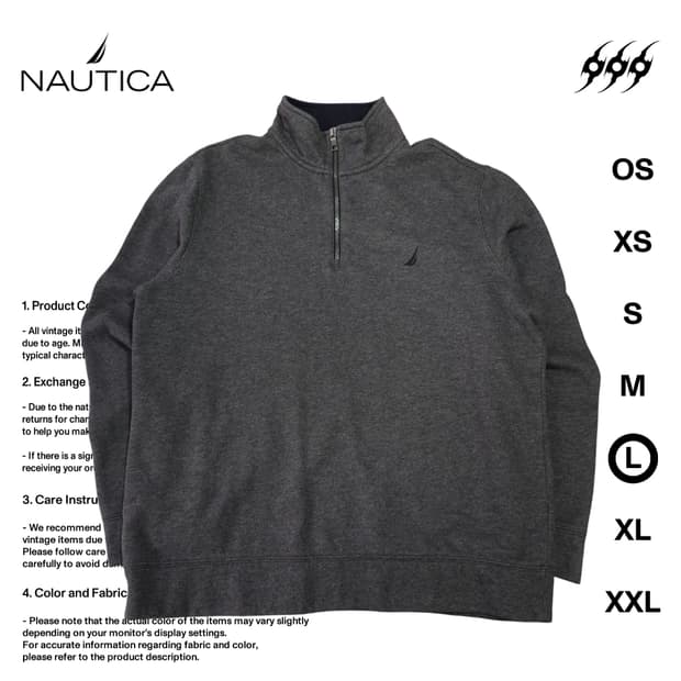 노티카 아노락 L사이즈 하프집업